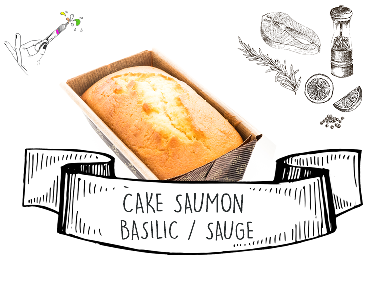 Cuisine et Recettes aux Huiles Essentielles : Cake Saumon basilic et sauge